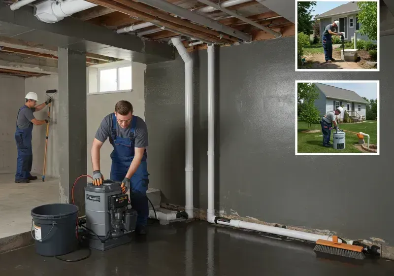 Basement Waterproofing and Flood Prevention process in Harrison, AR